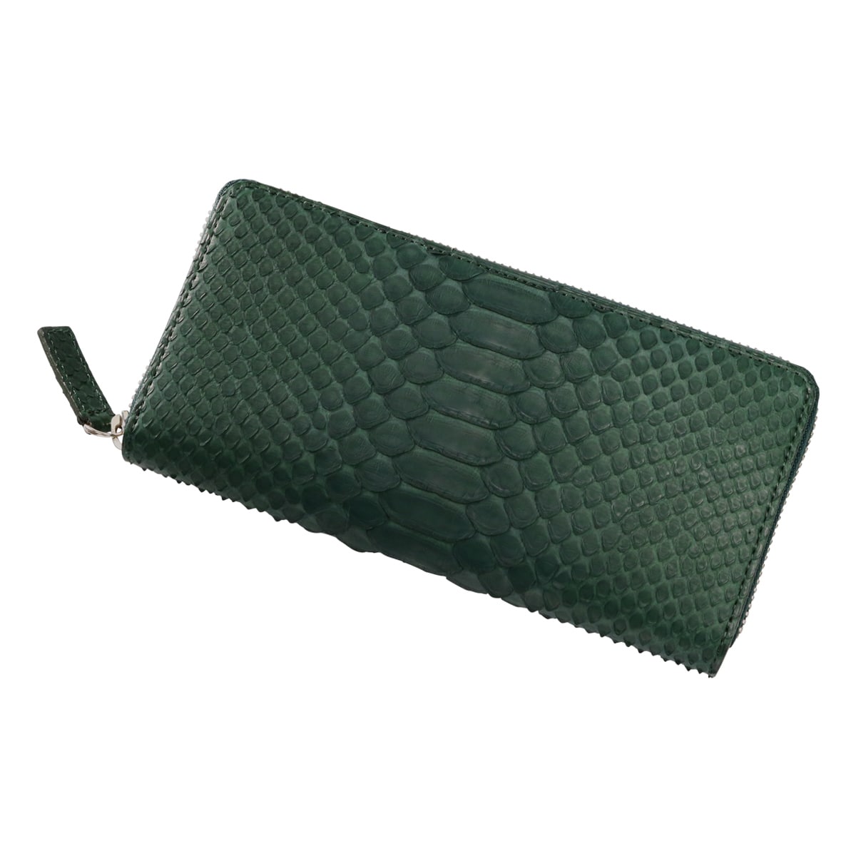 ISIT イズイット 長財布 ラウンドファスナー メンズ パイソン 日本製 983603 IS/IT グリーン