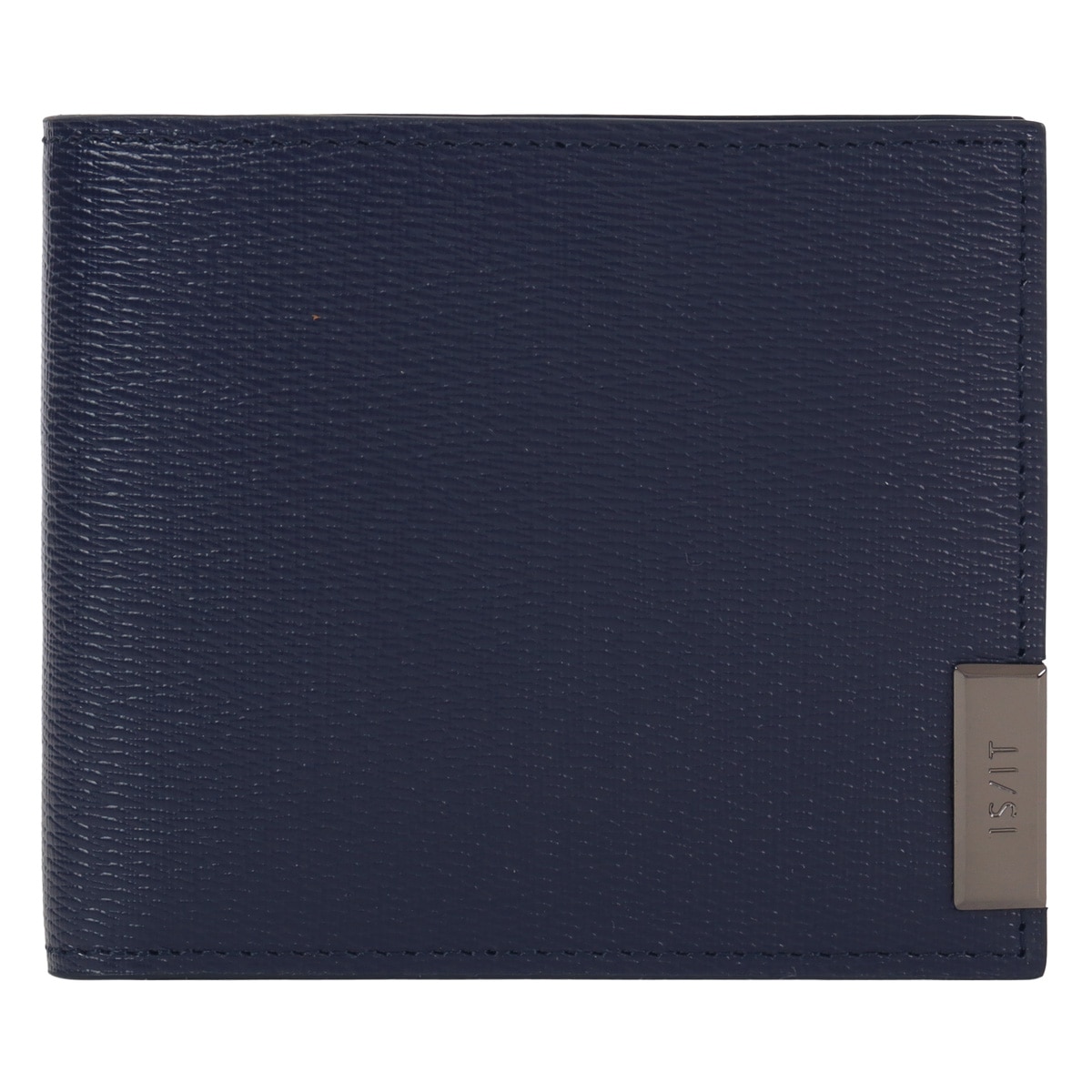 ISIT イズイット 二つ折り財布 財布 二つ折り 折り財布 純札 ミニ財布 コンパクト 小さめ 小銭入れ無し 札入れ メンズ 990602 パーカー IS/IT ビジネス 会社 フォーマル カジュアル 牛革 本革 レザー ネイビー