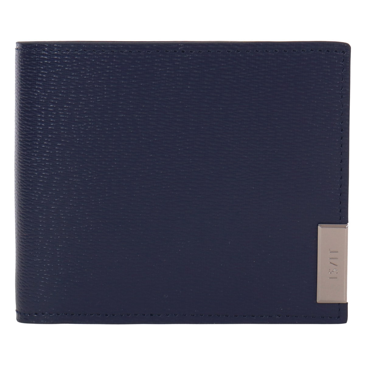 ISIT イズイット 二つ折り財布 財布 二つ折り 折り財布 ミニ財布 コンパクト 小さめ 小銭入れ付き 札入れ メンズ 990603 パーカー IS/IT ビジネス 会社 フォーマル カジュアル 牛革 本革 レザー ネイビー