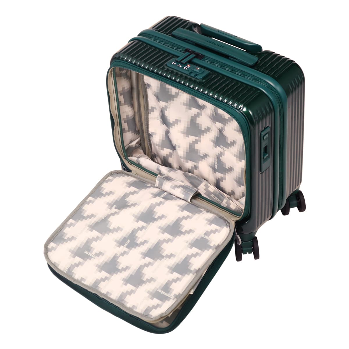 INNOVATOR 【2年保証】 イノベーター スーツケース キャリーケース 機内持ち込み TSAロック 33L 43cm 3kg 軽量 INV20M 鏡面 CLOUD GREY CLOUD GREY -