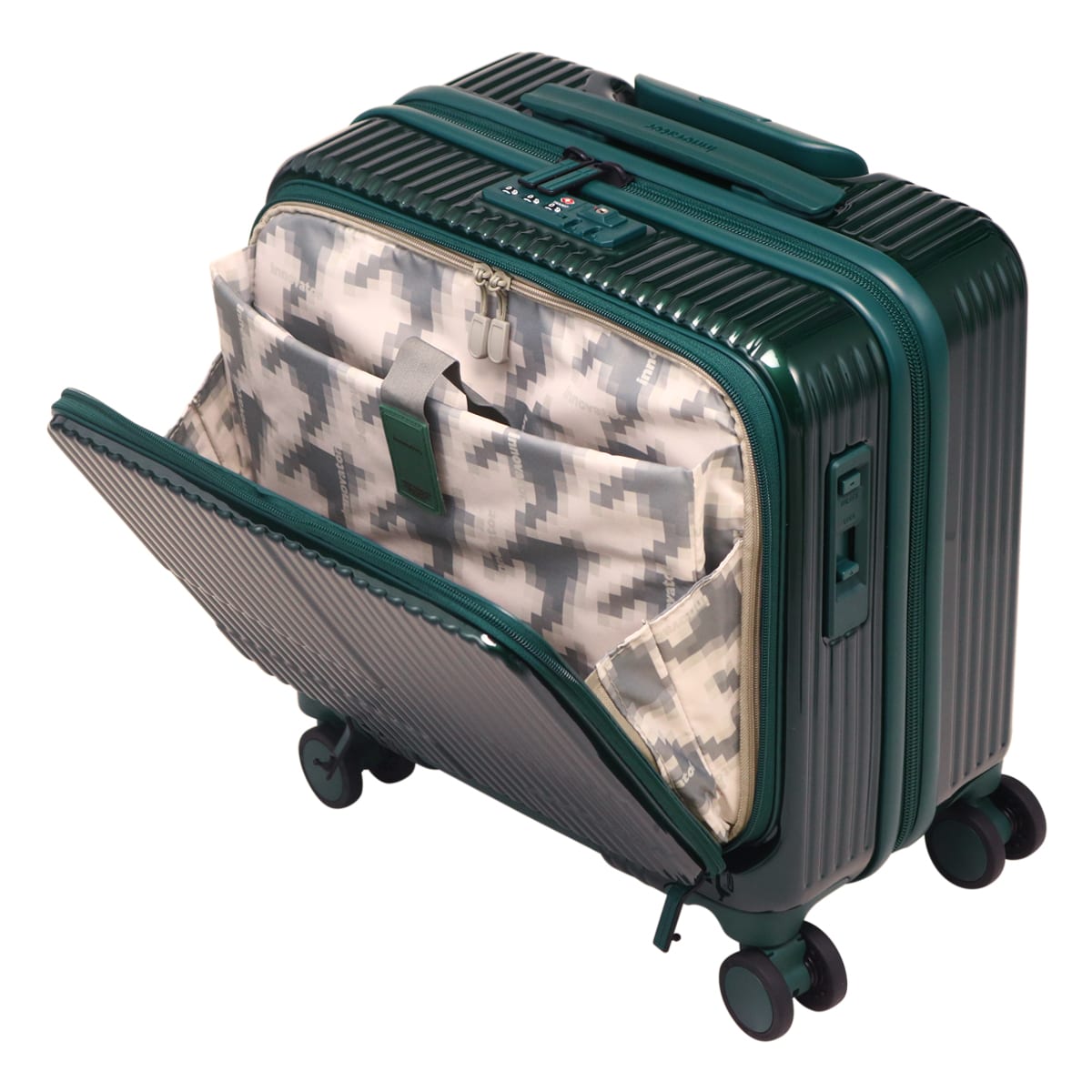 INNOVATOR 【2年保証】 イノベーター スーツケース キャリーケース 機内持ち込み TSAロック 33L 43cm 3kg 軽量 INV20M 鏡面 CLOUD GREY CLOUD GREY -