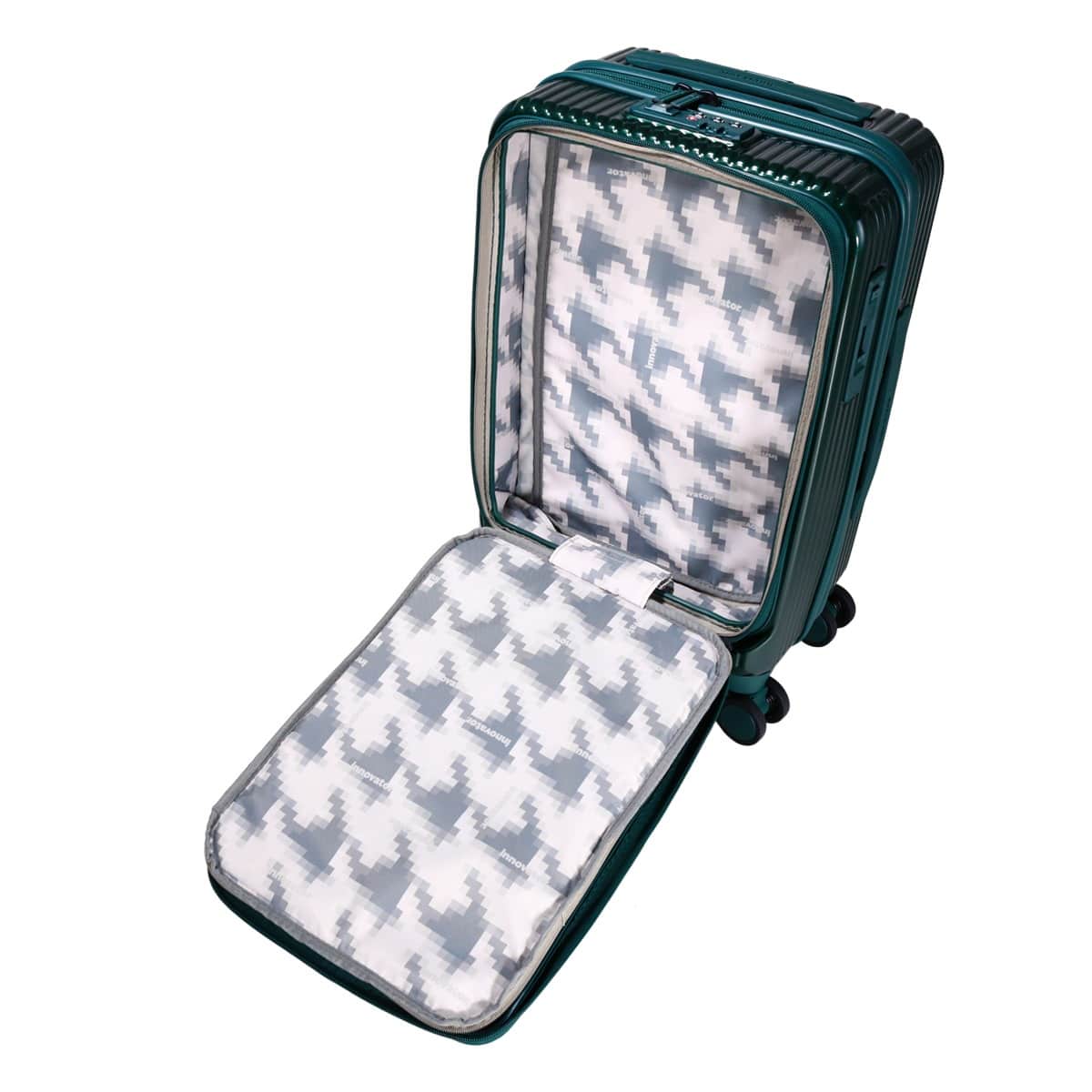 INNOVATOR 【2年保証】 イノベーター スーツケース キャリーケース 機内持ち込み TSAロック 38L 55cm 3.3kg 軽量 INV50M 鏡面 PEACH PEACH -