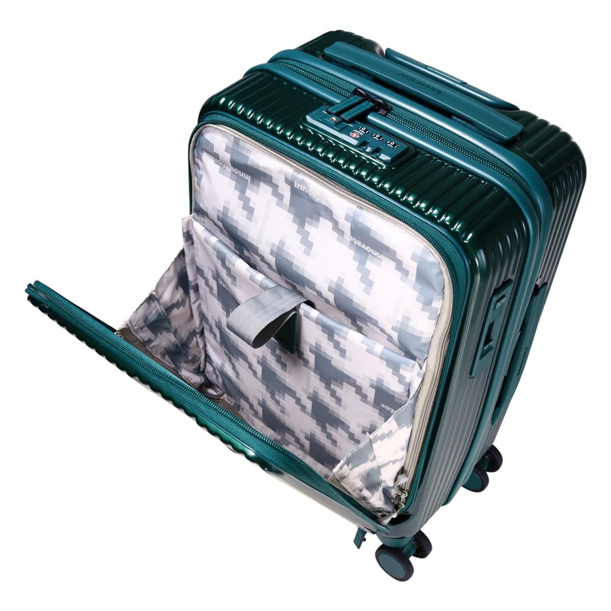 INNOVATOR 【2年保証】 イノベーター スーツケース キャリーケース 機内持ち込み TSAロック 38L 55cm 3.3kg 軽量 INV50M 鏡面 PEACH PEACH -