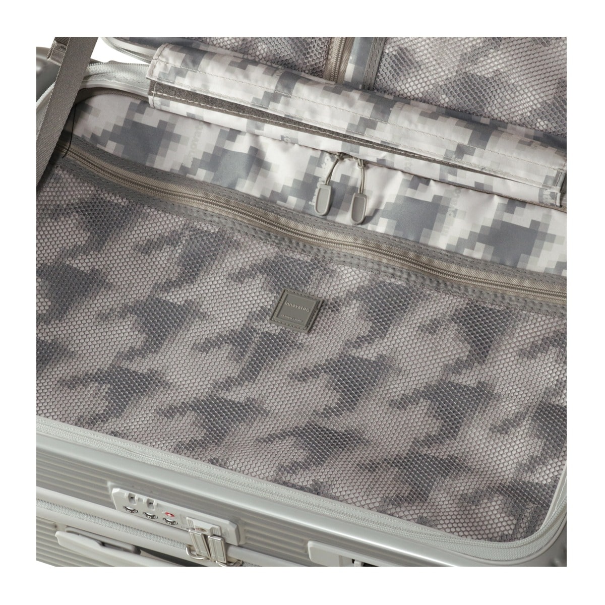 INNOVATOR 【2年保証】 イノベーター スーツケース キャリーケース TSAロック 45L 60.5cm 3.8kg INV550DORM 鏡面 SILVER SAND SILVER SAND -