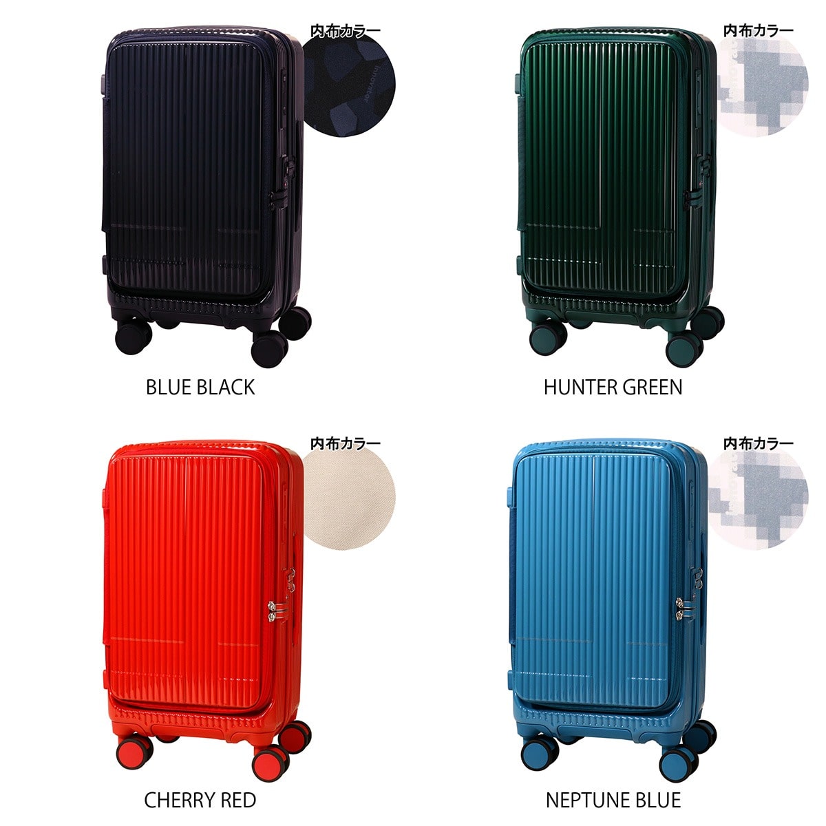 INNOVATOR 【2年保証】 イノベーター スーツケース キャリーケース TSAロック 45L 60.5cm 3.8kg INV550DORM 鏡面 SILVER SAND SILVER SAND -