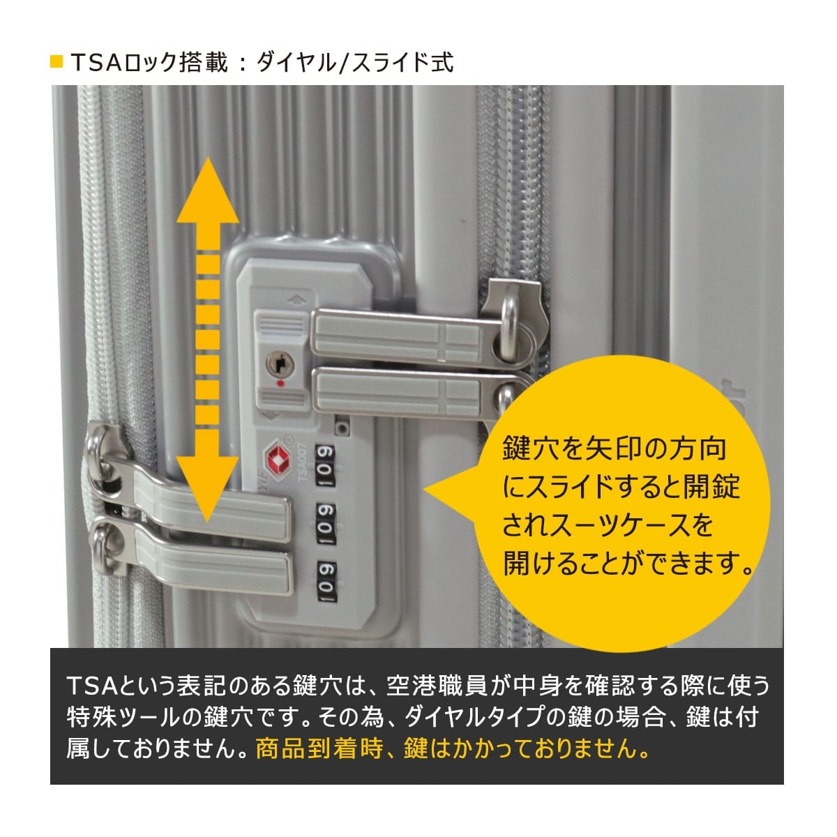 INNOVATOR 【2年保証】 イノベーター スーツケース キャリーケース TSAロック 45L 60.5cm 3.8kg INV550DORM 鏡面 SILVER SAND SILVER SAND -