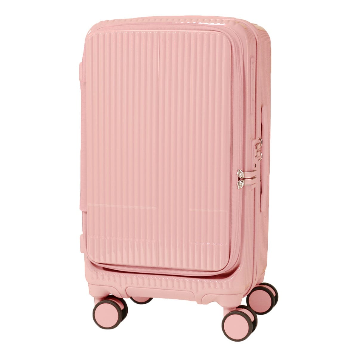 INNOVATOR 【2年保証】 イノベーター スーツケース キャリーケース TSAロック 45L 60.5cm 3.8kg INV550DORM 鏡面 PEACH