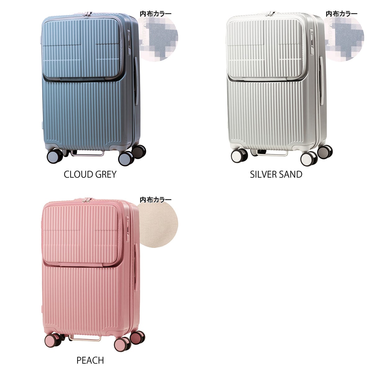 INNOVATOR 【2年保証】 イノベーター スーツケース キャリーケース TSAロック 62L 65.5cm 4kg 軽量 INV60M 鏡面 CHERRY RED CHERRY RED -