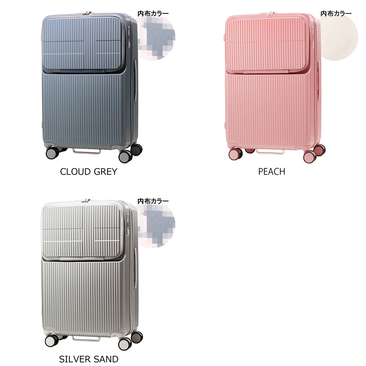 INNOVATOR 【2年保証】 イノベーター スーツケース キャリーケース TSAロック 92L 74.5cm 5.1kg 軽量 INV90M 鏡面 CHERRY RED CHERRY RED -