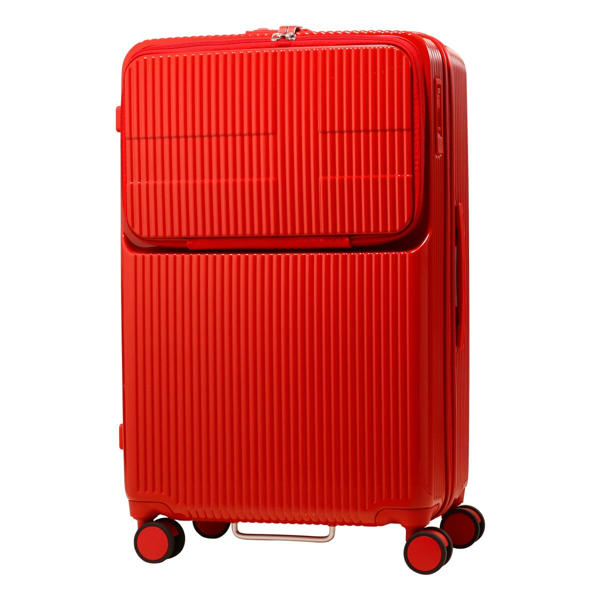 INNOVATOR 【2年保証】 イノベーター スーツケース キャリーケース TSAロック 92L 74.5cm 5.1kg 軽量 INV90M 鏡面 CHERRY RED