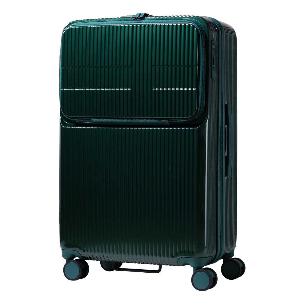 INNOVATOR 【2年保証】 イノベーター スーツケース キャリーケース TSAロック 92L 74.5cm 5.1kg 軽量 INV90M 鏡面 HUNTER GREEN