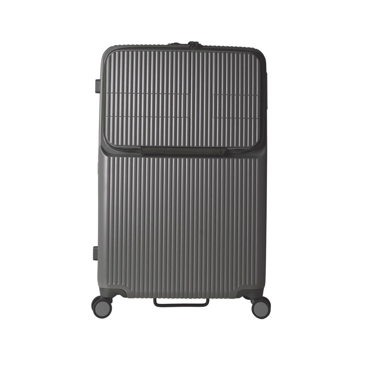 INNOVATOR イノベーター スーツケース キャリーケース TSAロック EXTREME INV90 92L Lサイズ 軽量 ジッパーキャリーケース キャリーバッグ フロントオープン STEEL GRAY