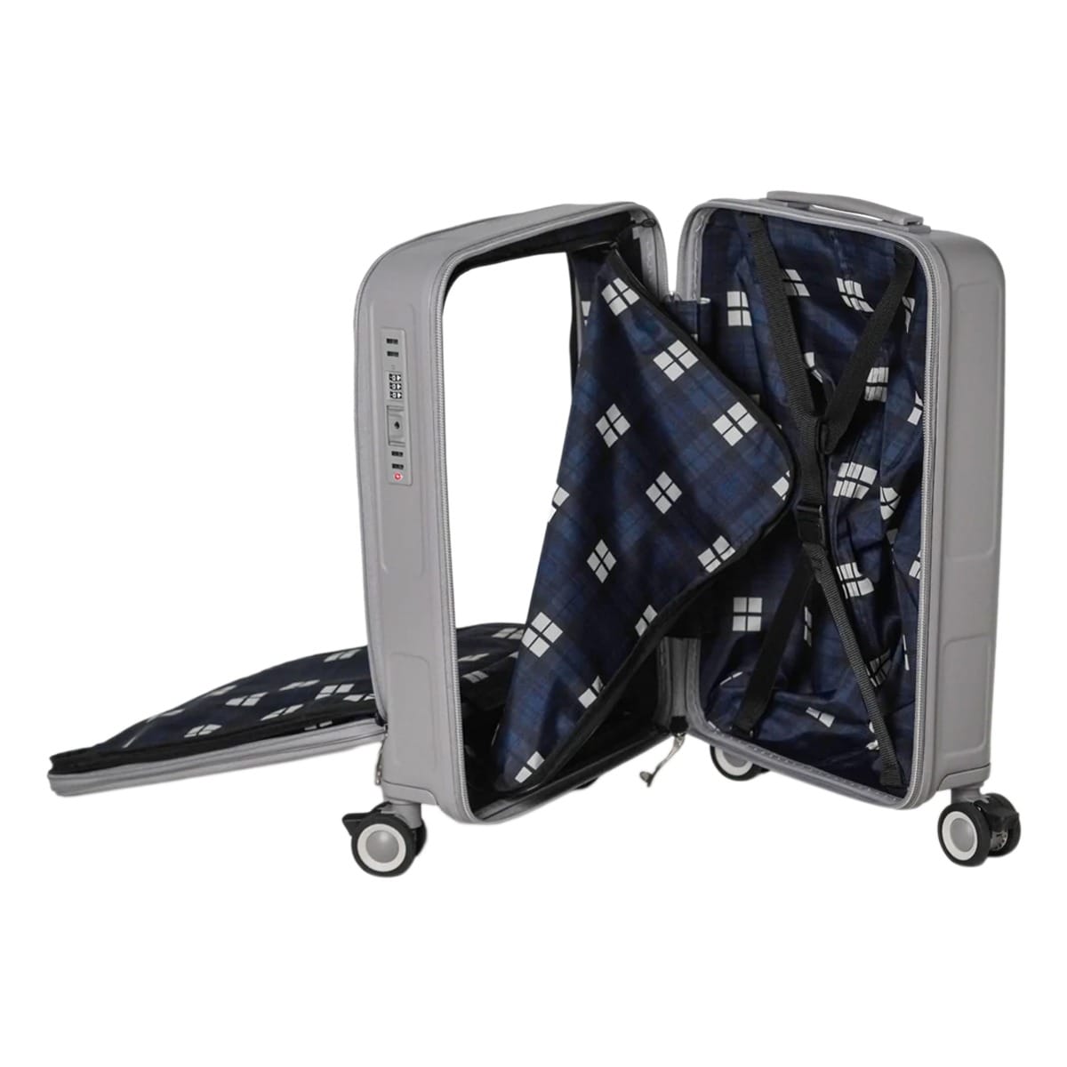 INNOVATOR 【2年保証】 イノベーター スーツケース 機内持ち込み TSAロック 35L Cabin LCC 55cm 2.9kg iv-18 キャリーケース キャリーバッグ フロントオープン カップホルダー 静音キャスター 旅行 トラベル CREAM CREAM -