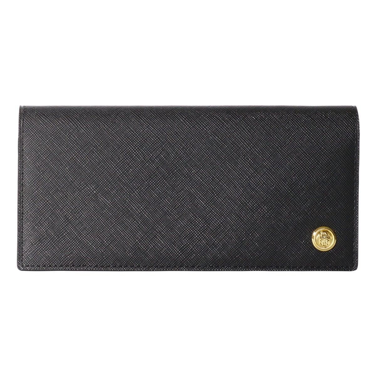 J.PRESS ジェイプレス 長財布 エンブレムボタン メンズ 7721 ササマチ束入れ 牛革 本革 レザー ブラック