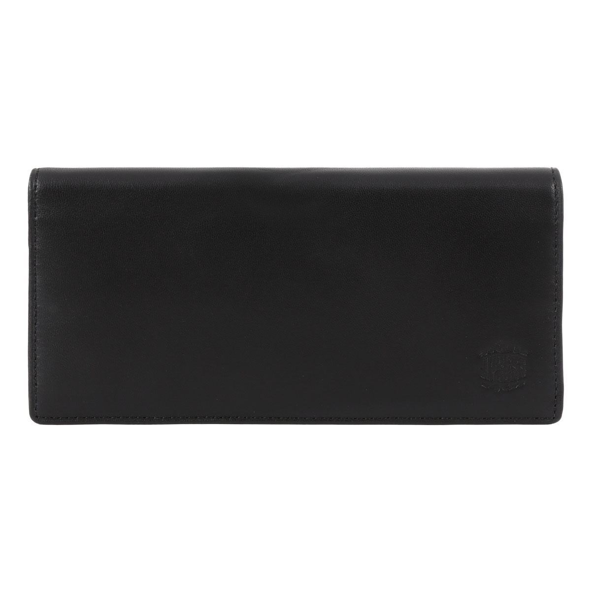 J.PRESS ジェイプレス 長財布 シープ×ゴード 7761 かぶせ 羊革 やぎ革 レザー メンズ ブラック