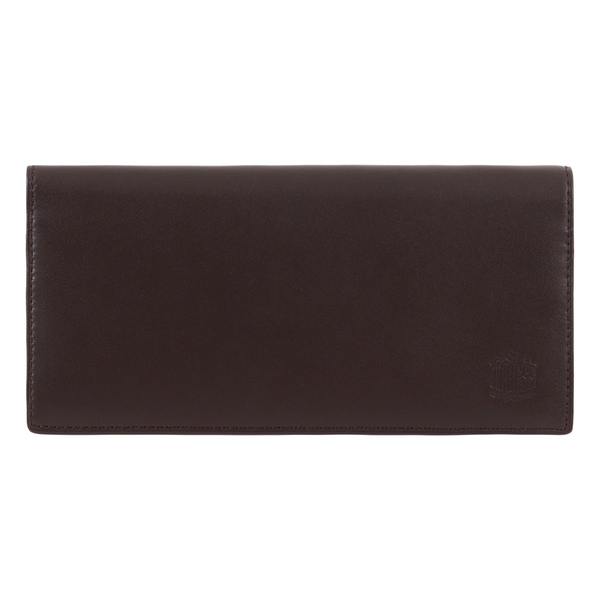 J.PRESS ジェイプレス 長財布 シープ×ゴード 7761 かぶせ 羊革 やぎ革 レザー メンズ チョコ