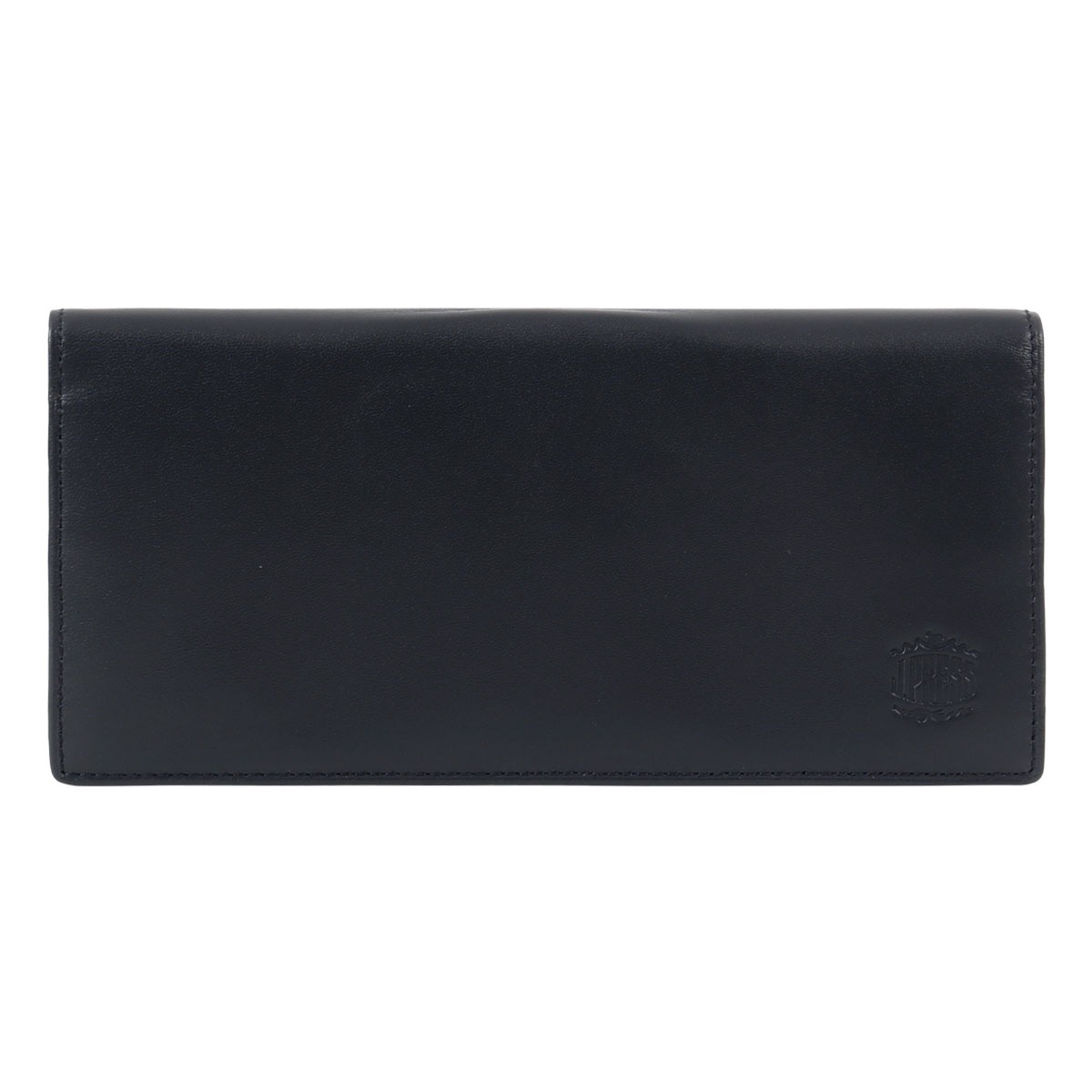 J.PRESS ジェイプレス 長財布 シープ×ゴード 7761 かぶせ 羊革 やぎ革 レザー メンズ ネイビー