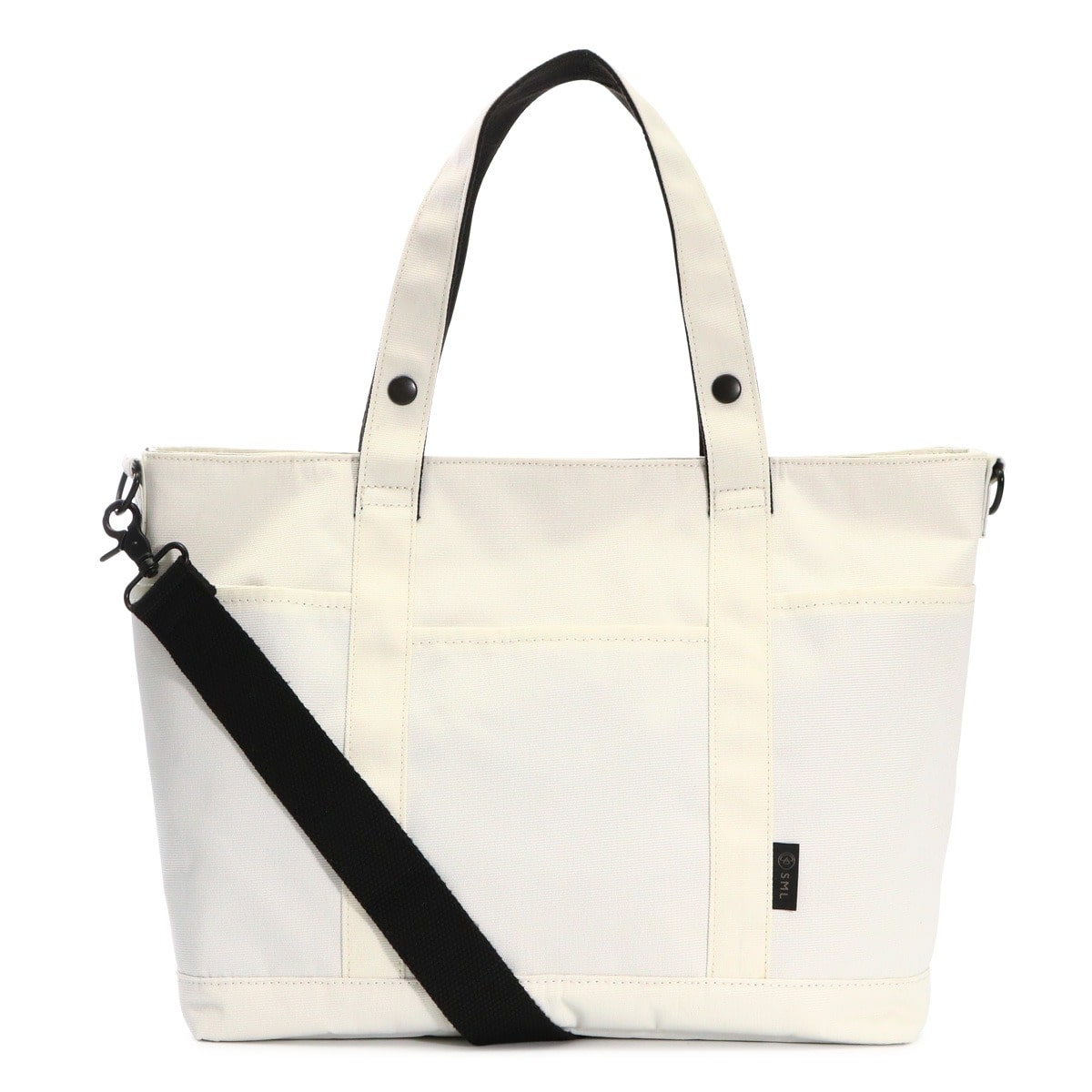 SML エスエムエル トートバッグ B4 2WAY 撥水 メンズ レディース K903043 KYLIAN キリアン ショルダーバッグ DEFORMATION TOTEBAG M 拡張 大容量 ジム 旅行 IVORY