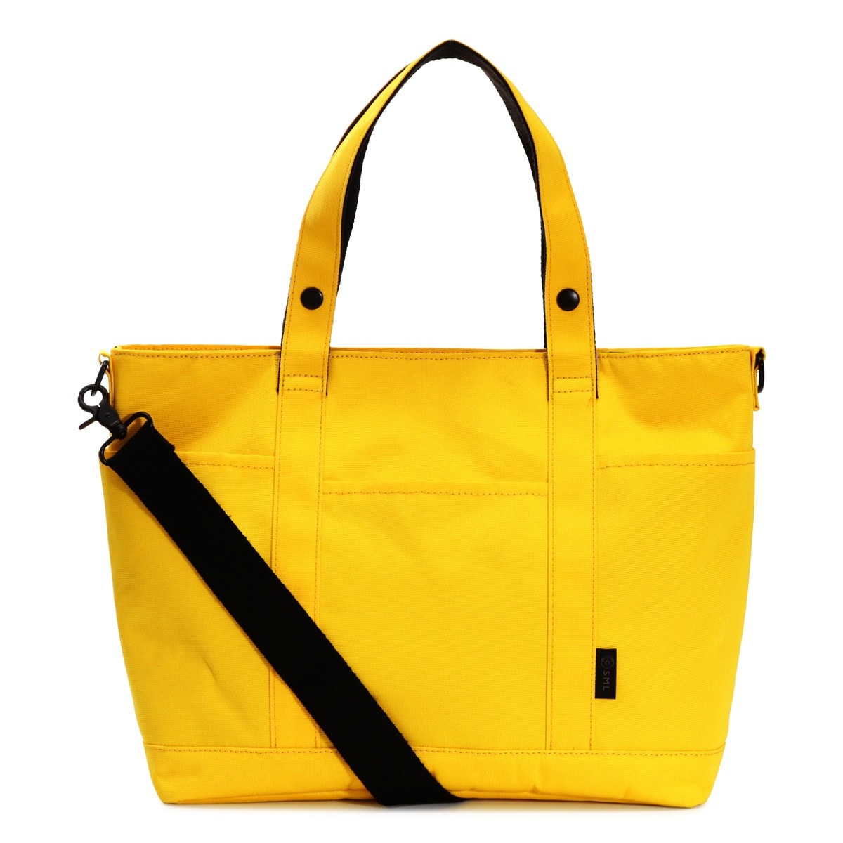 SML エスエムエル トートバッグ B4 2WAY 撥水 メンズ レディース K903043 KYLIAN キリアン ショルダーバッグ DEFORMATION TOTEBAG M 拡張 大容量 ジム 旅行 YELLOW 【50】YELLOW -