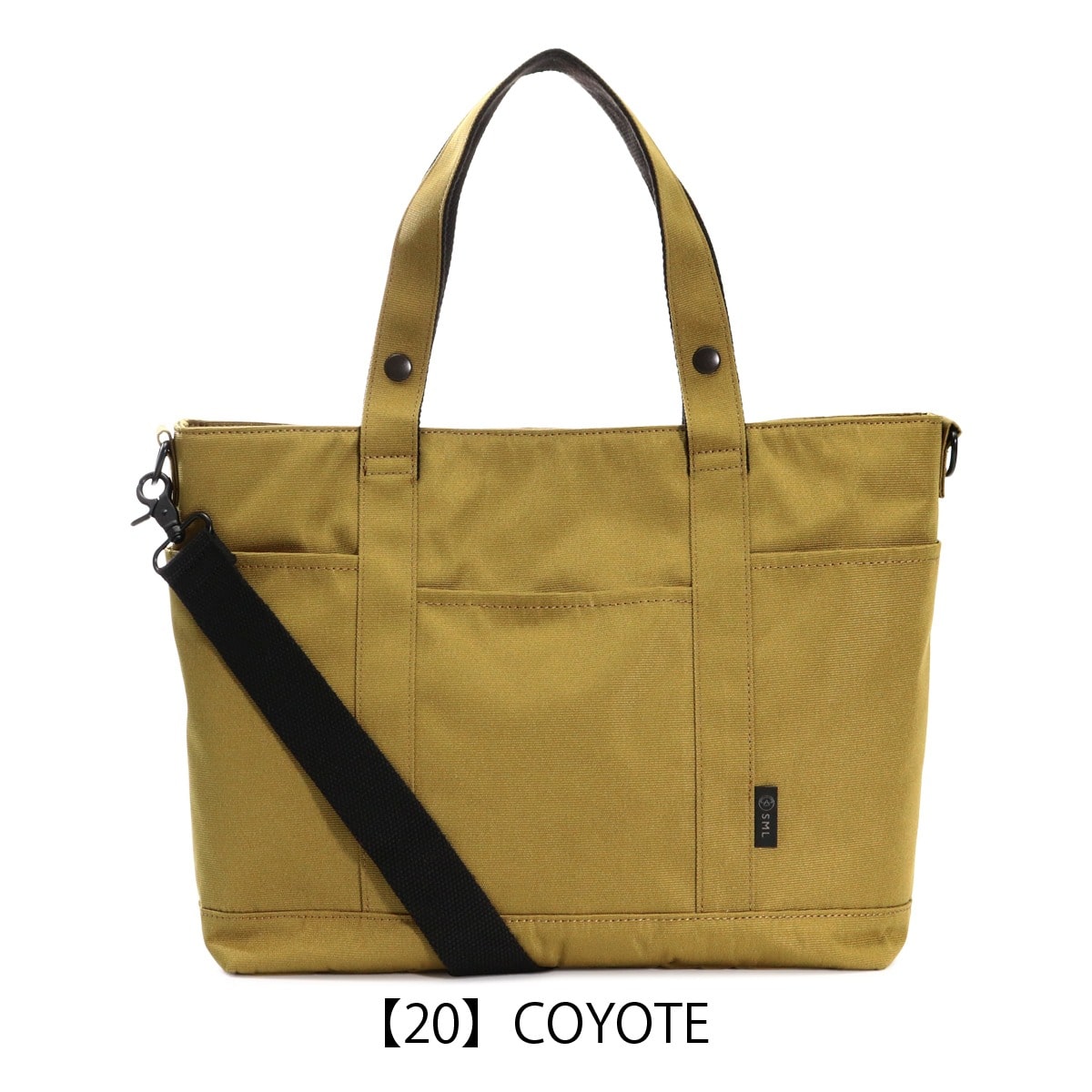 SML エスエムエル トートバッグ B4 2WAY 撥水 メンズ レディース K903043 KYLIAN キリアン ショルダーバッグ DEFORMATION TOTEBAG M 拡張 大容量 ジム 旅行 BLACK 【10】BLACK -