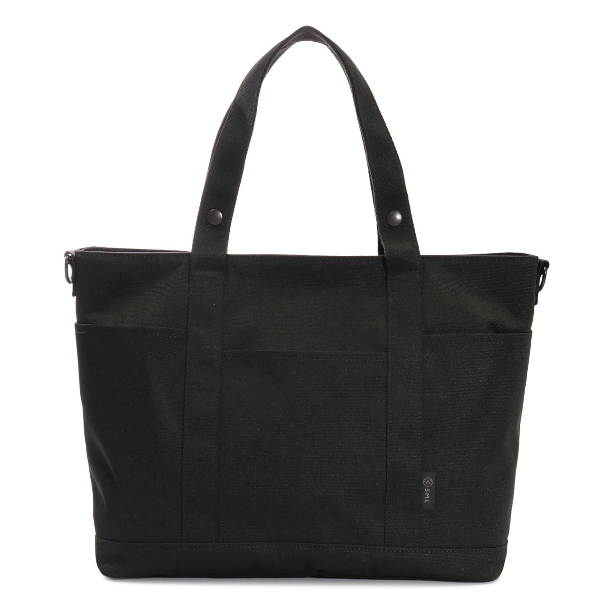 SML エスエムエル トートバッグ B4 2WAY 撥水 メンズ レディース K903043 KYLIAN キリアン ショルダーバッグ DEFORMATION TOTEBAG M 拡張 大容量 ジム 旅行 BLACK 【10】BLACK -