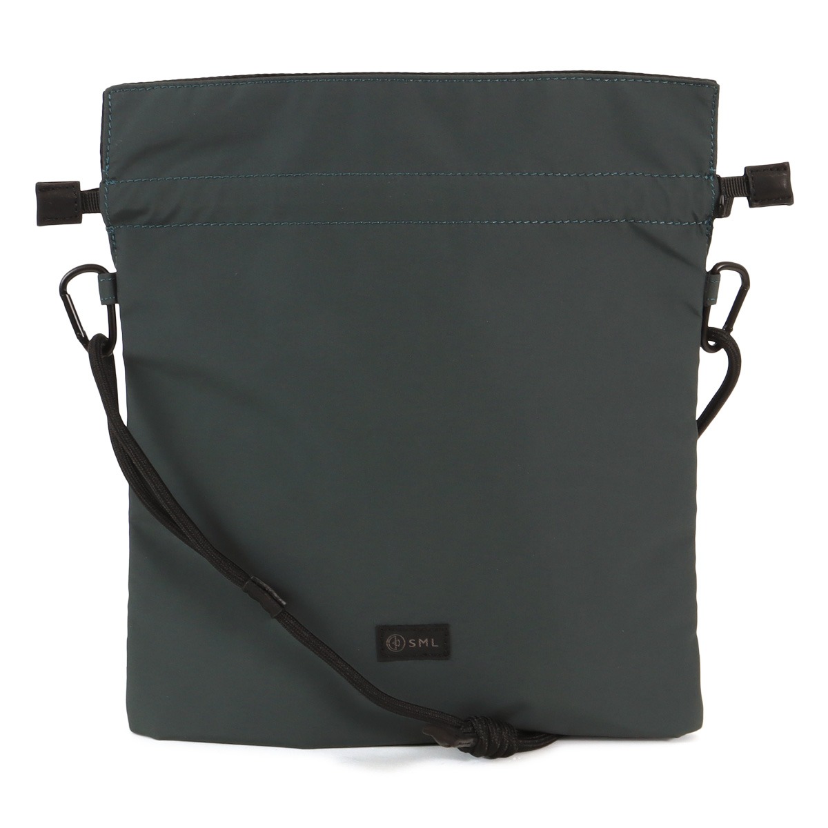 SML エスエムエル ショルダーバッグ 撥水 軽量 防汚 メンズ レディース K904094 JUDE ユダ 巾着 3層 ミニショルダー ミニバッグ コンパクト GREEN