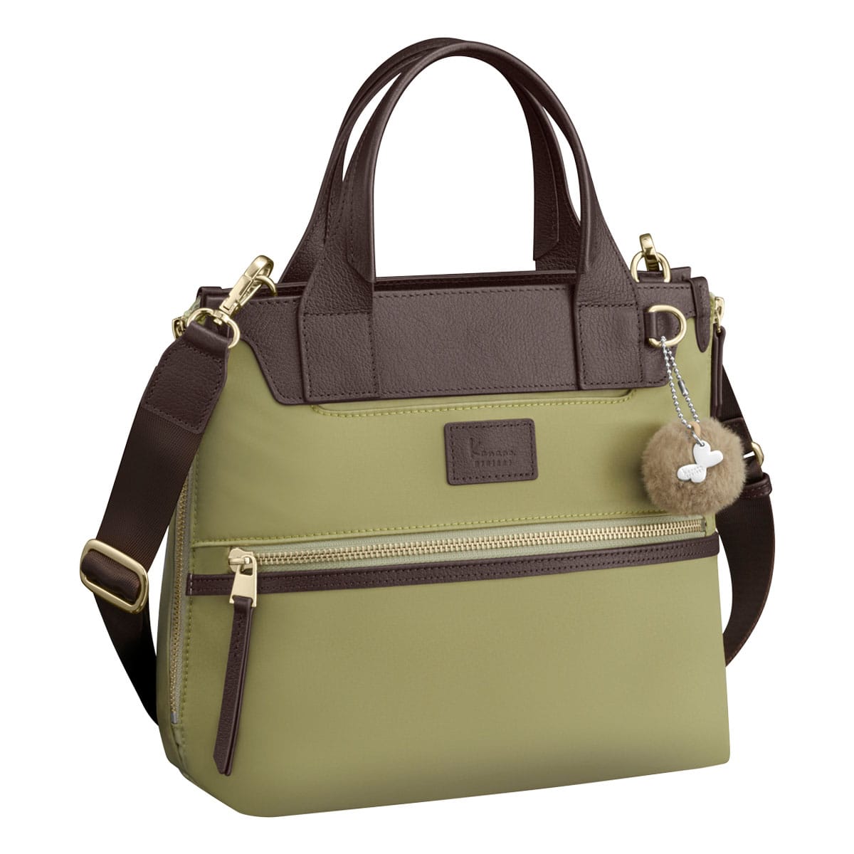 kanana カナナ プロジェクト ショルダーバッグ 2WAY レディース 17312 PJ14 Kanana project 拡張 エキスパンダブル ピスタチオグリーン