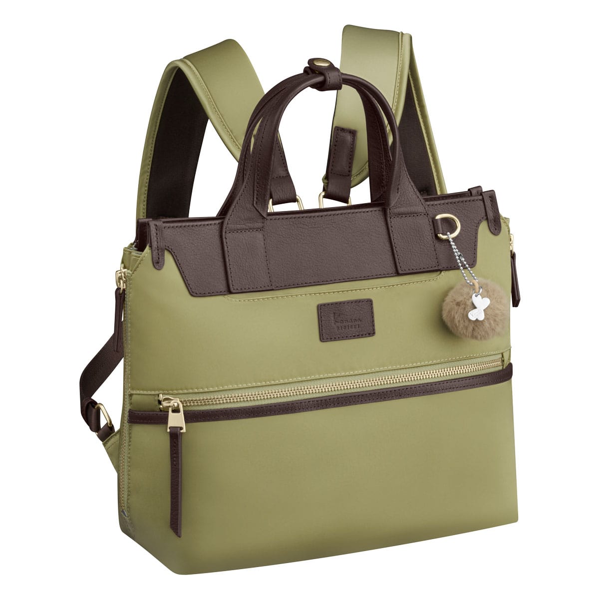 kanana カナナ プロジェクト リュック レディース 17314 PJ14 Kanana project 拡張 エキスパンダブル ピスタチオグリーン