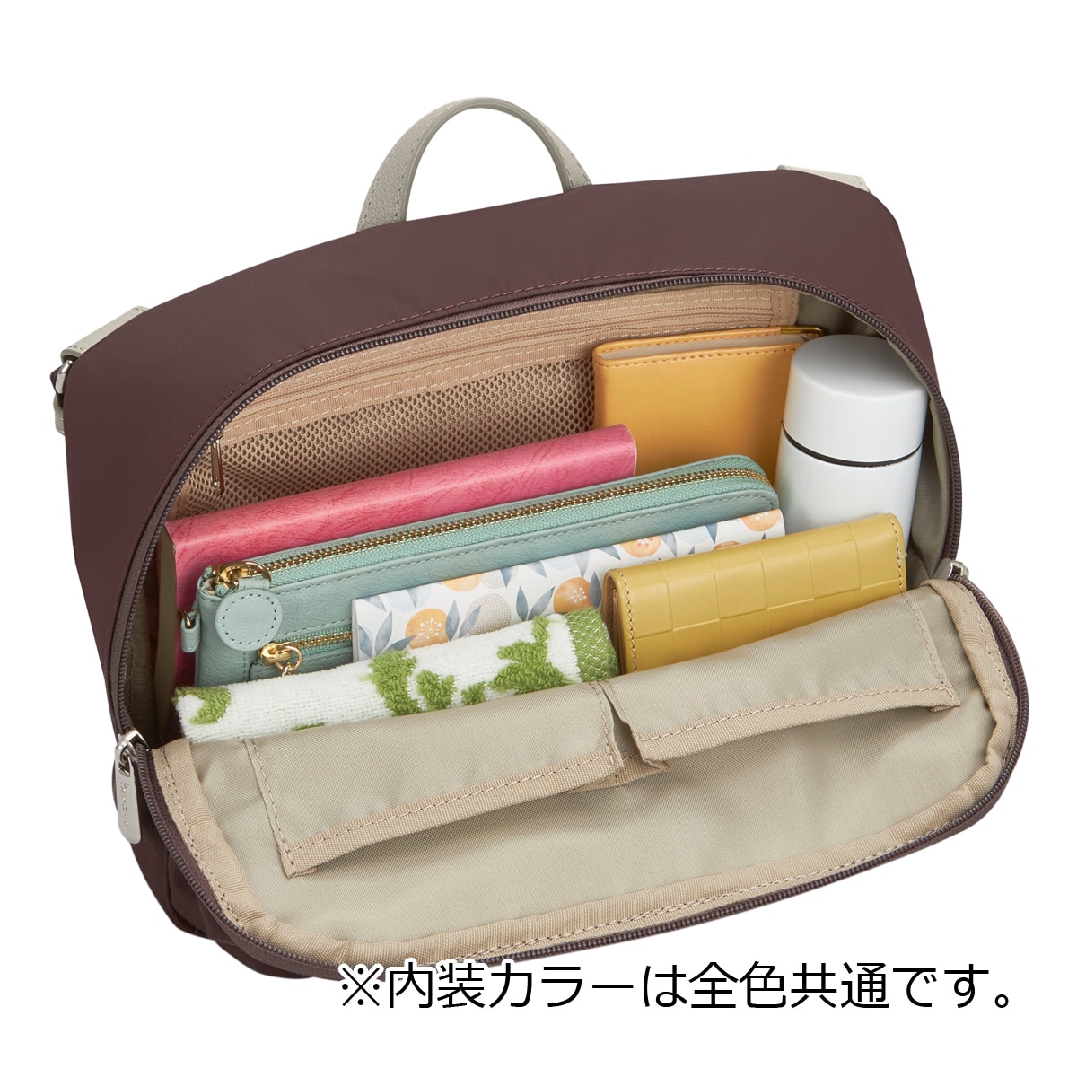 kanana カナナ プロジェクト ショルダーバッグ レディース PJ-15 17372 Kanana project 軽量 アウトドア 旅行 グレージュ 【05】グレージュ -