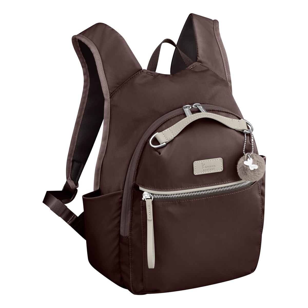 kanana カナナ プロジェクト リュック 12L レディース PJ-15 17373 Kanana project マザーズバッグ 軽量 アウトドア 旅行 マホガニーブラウン