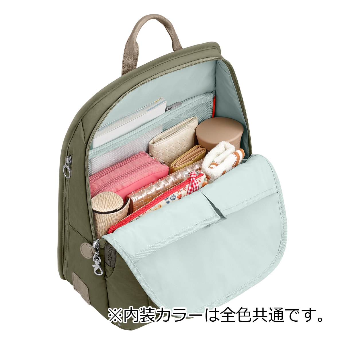 kanana カナナ プロジェクト リュック A4 レディース 62102 PJ8-3rd Kanana project 多機能 ビジネス 旅行 ネイビー 【03】ネイビー -