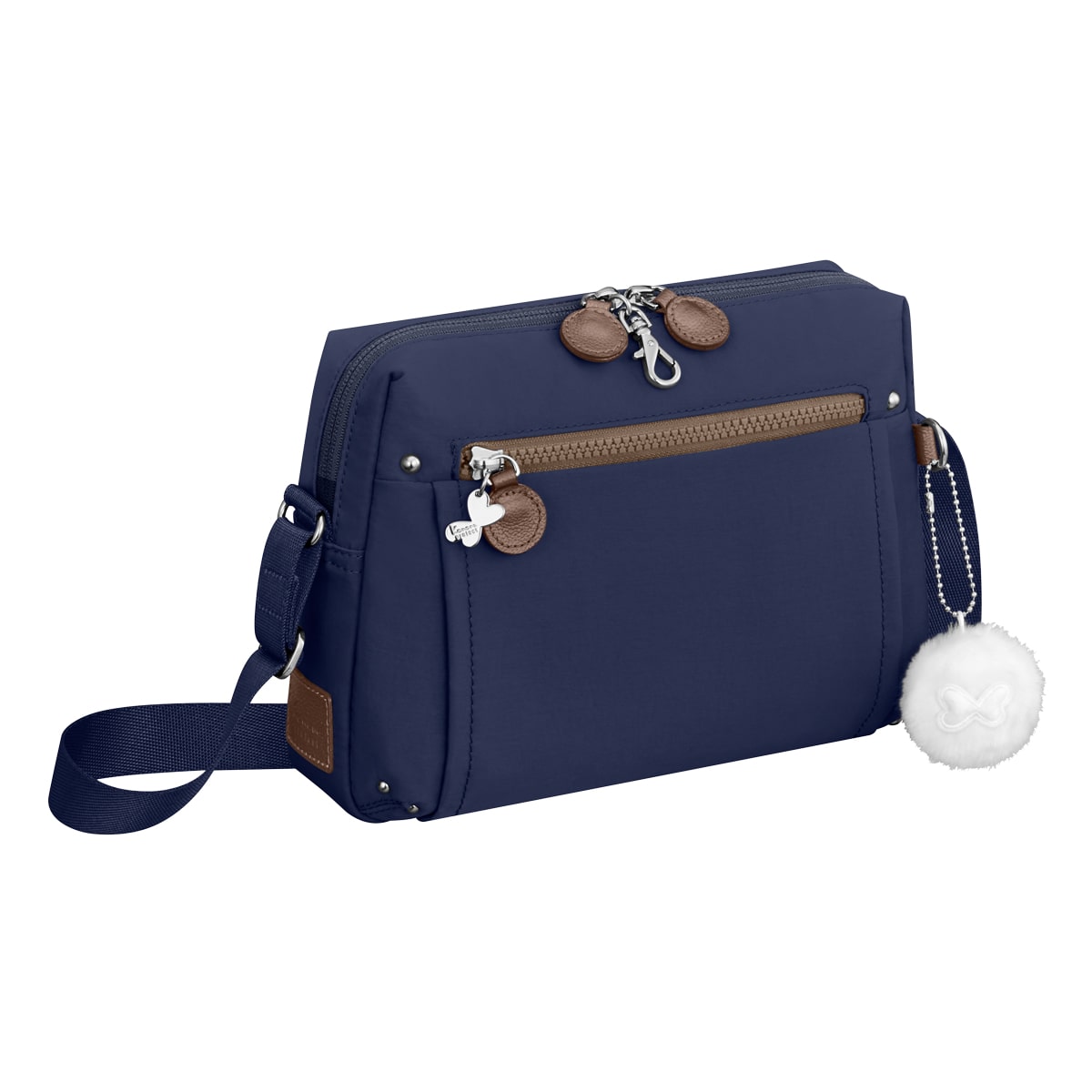 kanana カナナ プロジェクト ショルダーバッグ レディース 62105 PJ8-3rd Kanana project ミニショルダー 多機能 ビジネス 旅行 ネイビー