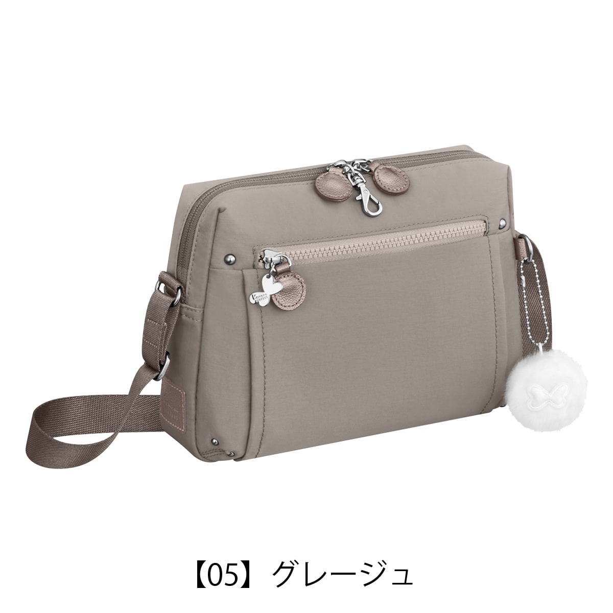 kanana カナナ プロジェクト ショルダーバッグ レディース 62105 PJ8-3rd Kanana project ミニショルダー 多機能 ビジネス 旅行 ブラック 【01】ブラック -