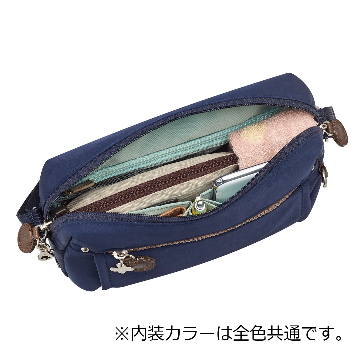 kanana カナナ プロジェクト ショルダーバッグ レディース 62105 PJ8-3rd Kanana project ミニショルダー 多機能 ビジネス 旅行 ブラック 【01】ブラック -