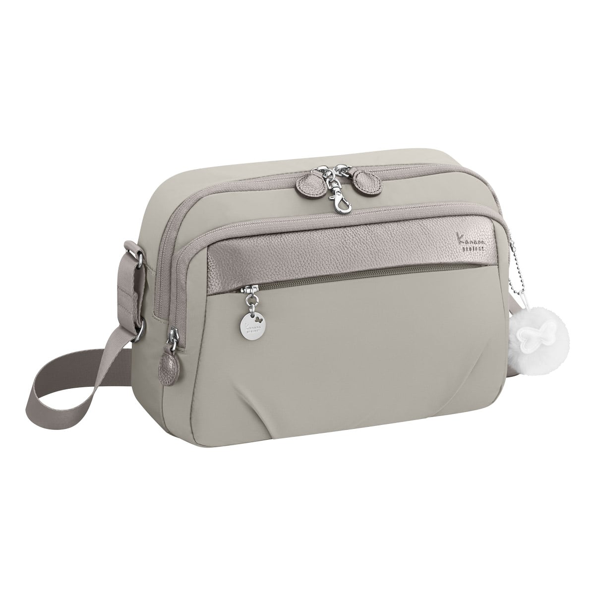 kanana カナナ プロジェクト ショルダーバッグ 軽量 レディース 67642 PJ1-4th Kanana project グレージュ