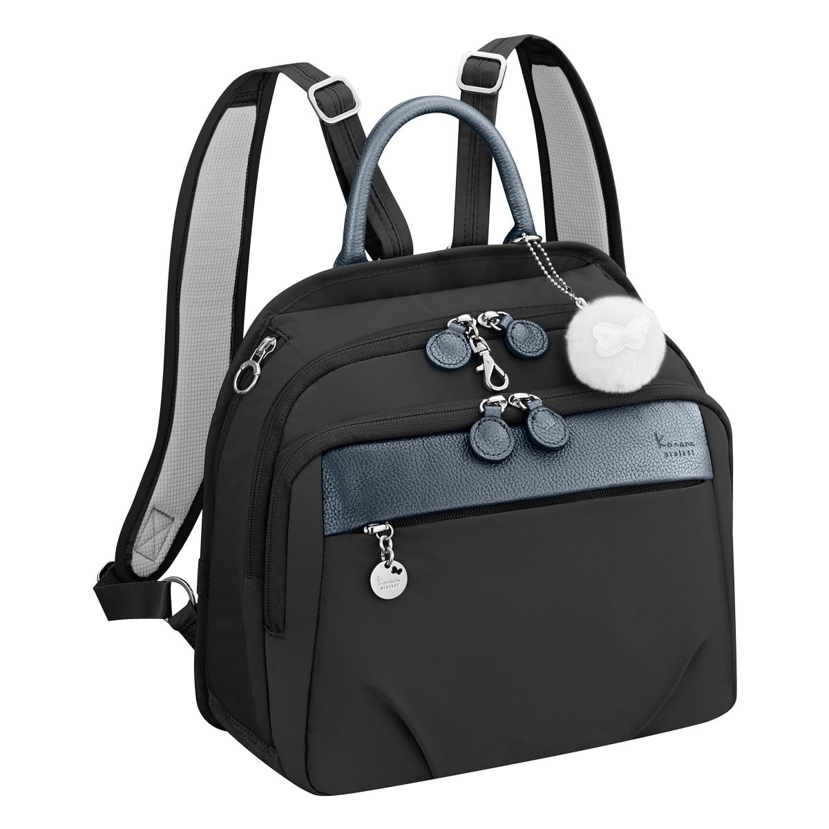 kanana カナナ プロジェクト リュック 軽量 レディース 67644 PJ1-4th Kanana project 抗菌 ブラック