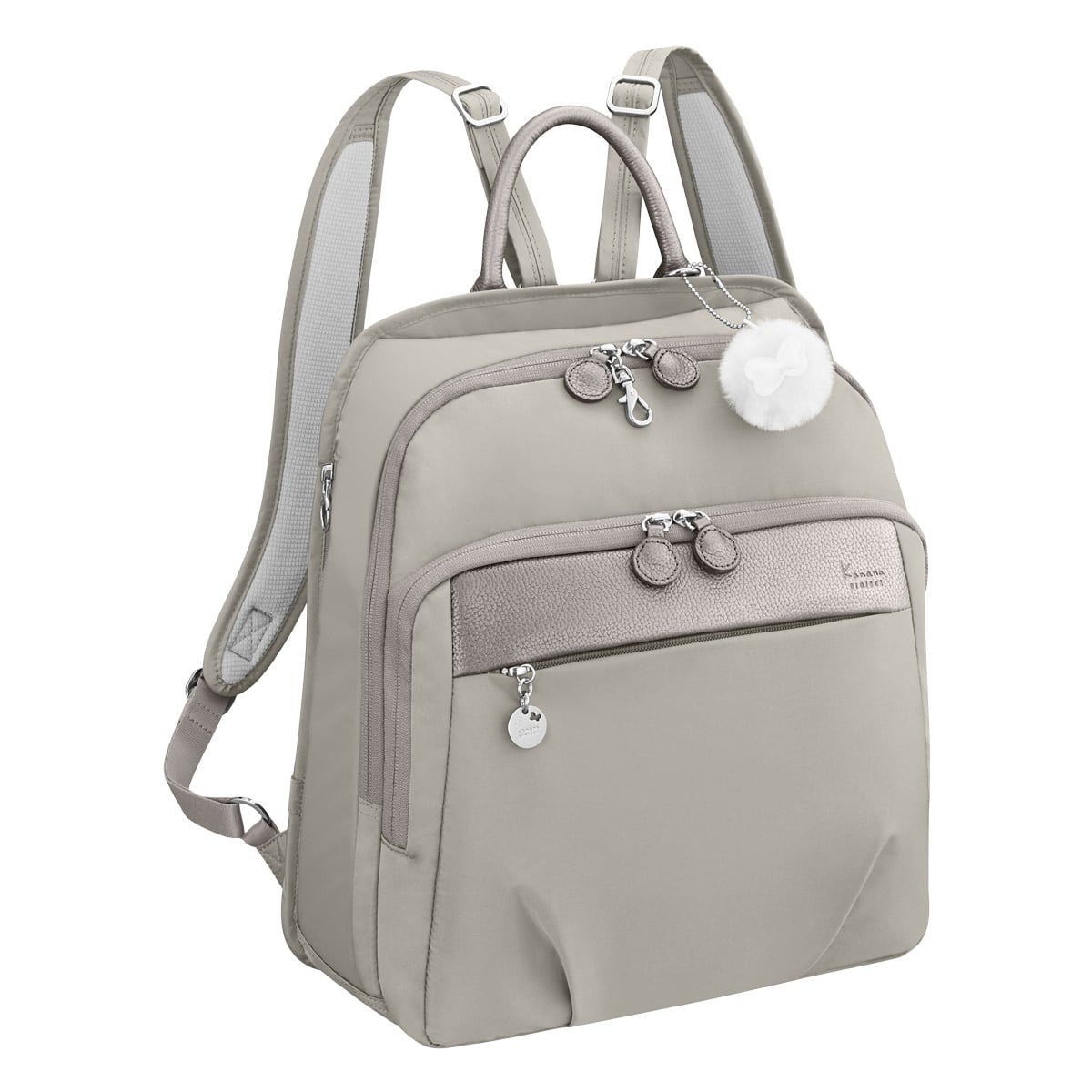 kanana カナナ プロジェクト リュック A4 軽量 レディース 67645 PJ1-4th Kanana project 抗菌 グレージュ