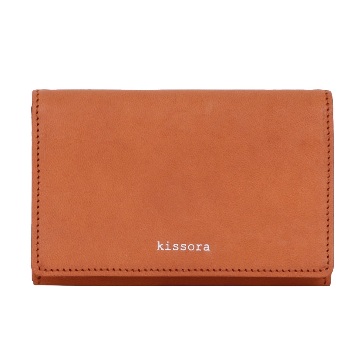 kissora キソラ カードケース ラスティック レディース KIAS-012 名刺入れ 日本製 キャメル