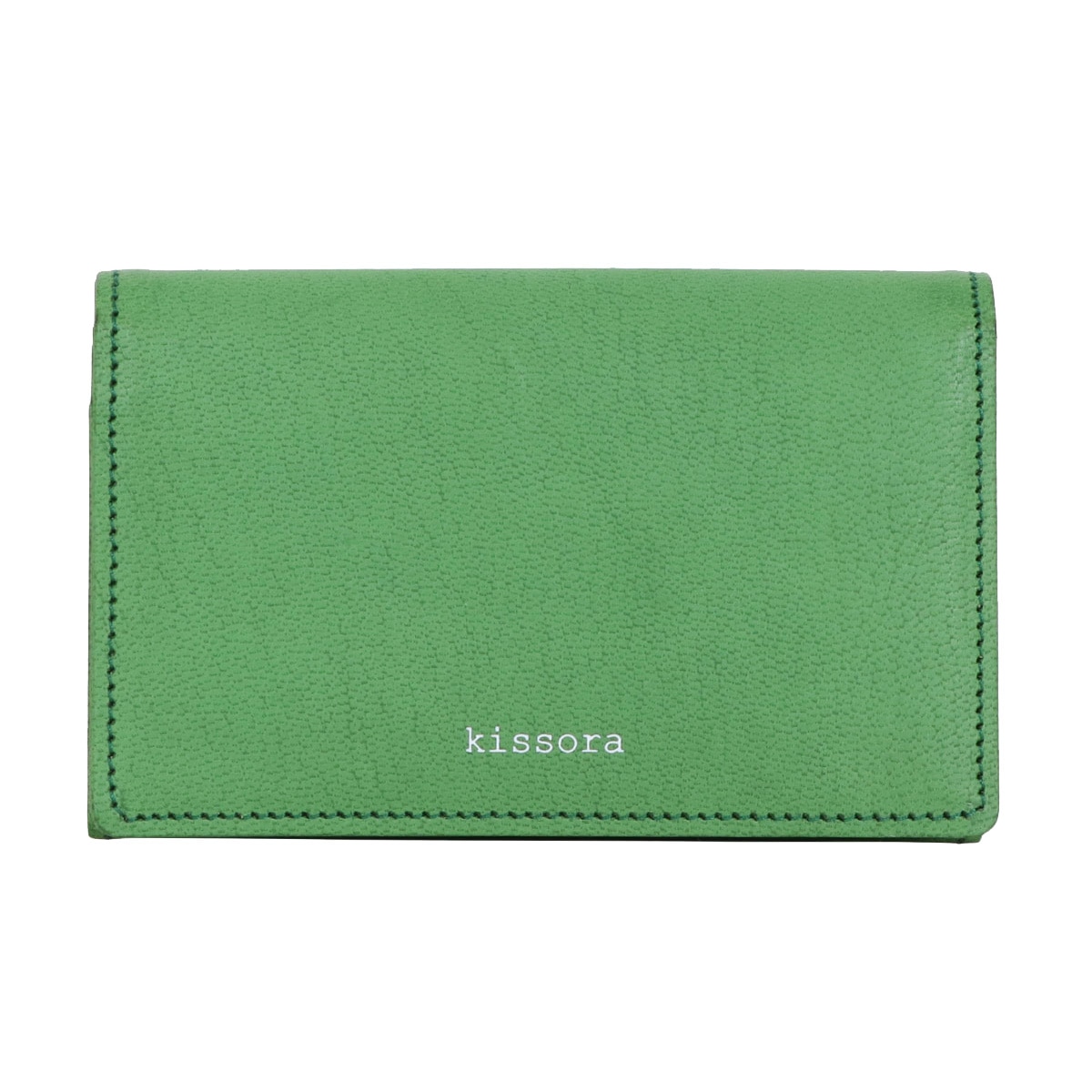 kissora キソラ カードケース ラスティック レディース KIAS-012 名刺入れ 日本製 グリーン