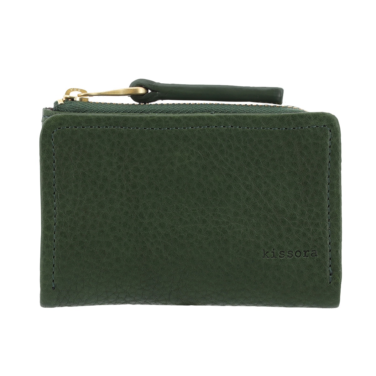kissora キソラ キーケース コインケース ボルサ KIAS-069 小銭入れ 牛革 日本製 レザー グリーン