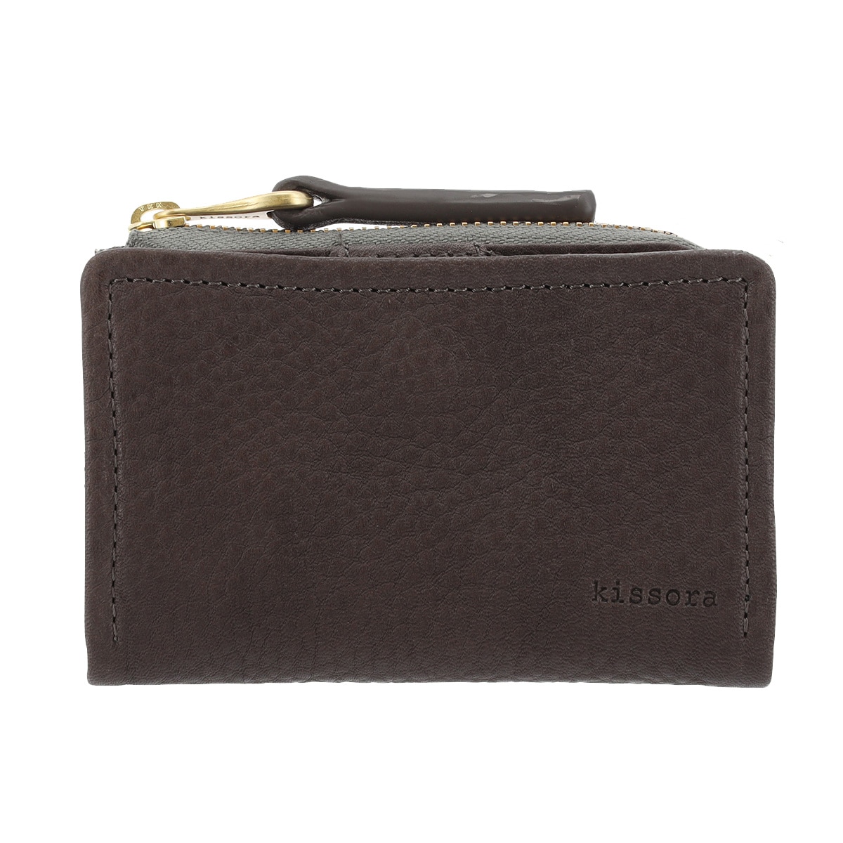 kissora キソラ キーケース コインケース ボルサ KIAS-069 小銭入れ 牛革 日本製 レザー グレー