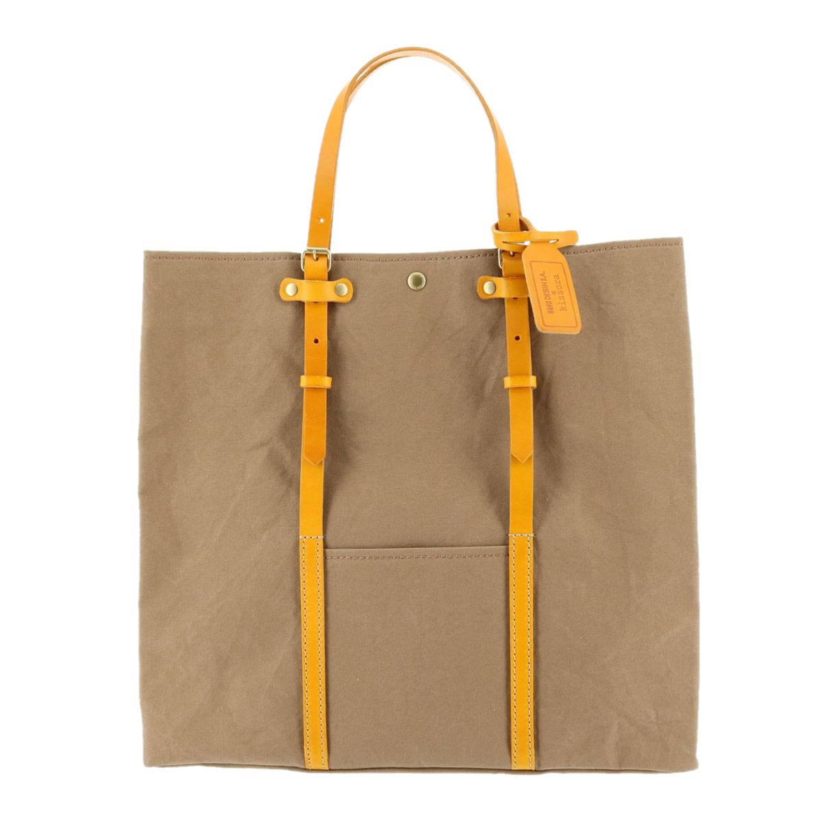 kissora キソラ トートバッグ 本革 レディース KIBD-005 マスタード