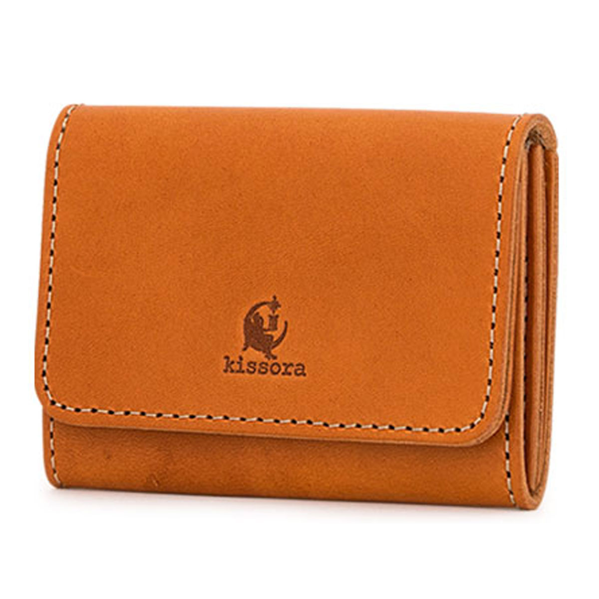 kissora キソラ カードケース 名刺入れ 日本製 本革 レザー レディース KIBP-012 キャメル