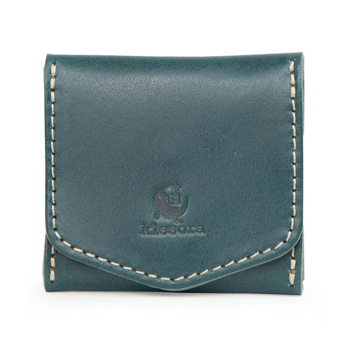 kissora キソラ コインケース 日本製 本革 レザー 小銭入れ レディース KIBP-013 ブルー
