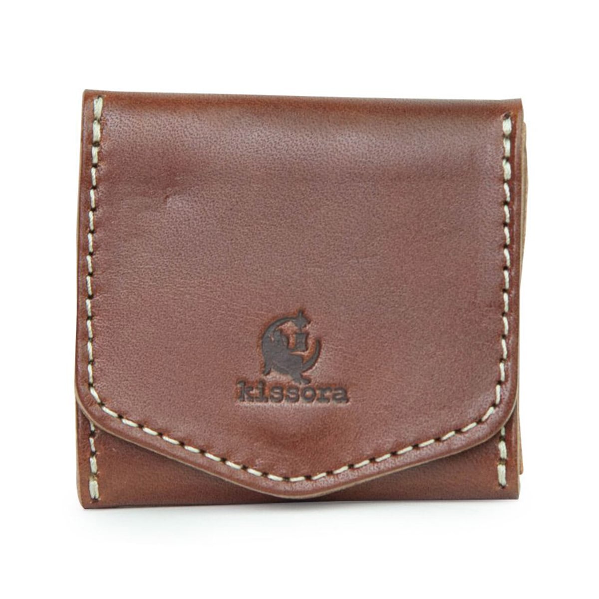 kissora キソラ コインケース 日本製 本革 レザー 小銭入れ レディース KIBP-013 ブラウン
