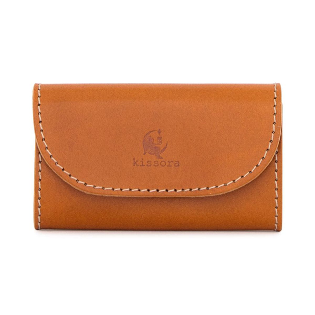 kissora キソラ キーケース 日本製 本革 レザー メンズ レディース KIBP-020 キャメル
