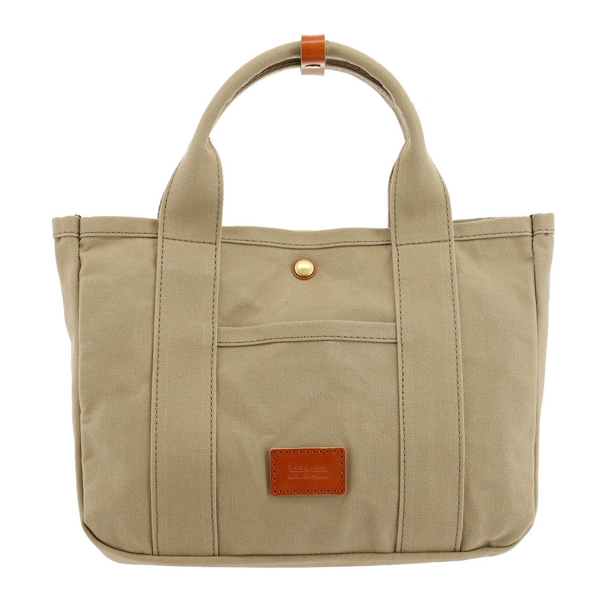 kissora キソラ トートバッグ 帆布 キャンバス プルーニャ KIBP-357 ミニトート 日本製 ランチトート ベージュ