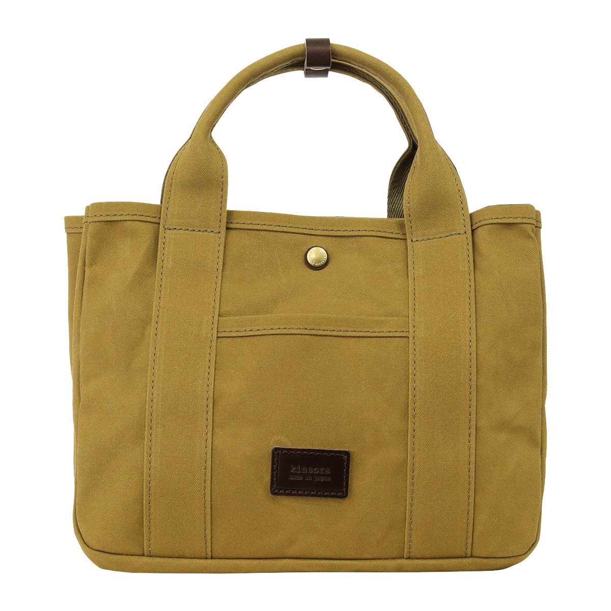 kissora キソラ トートバッグ 帆布 キャンバス プルーニャ KIBP-357 ミニトート 日本製 ランチトート カーキ