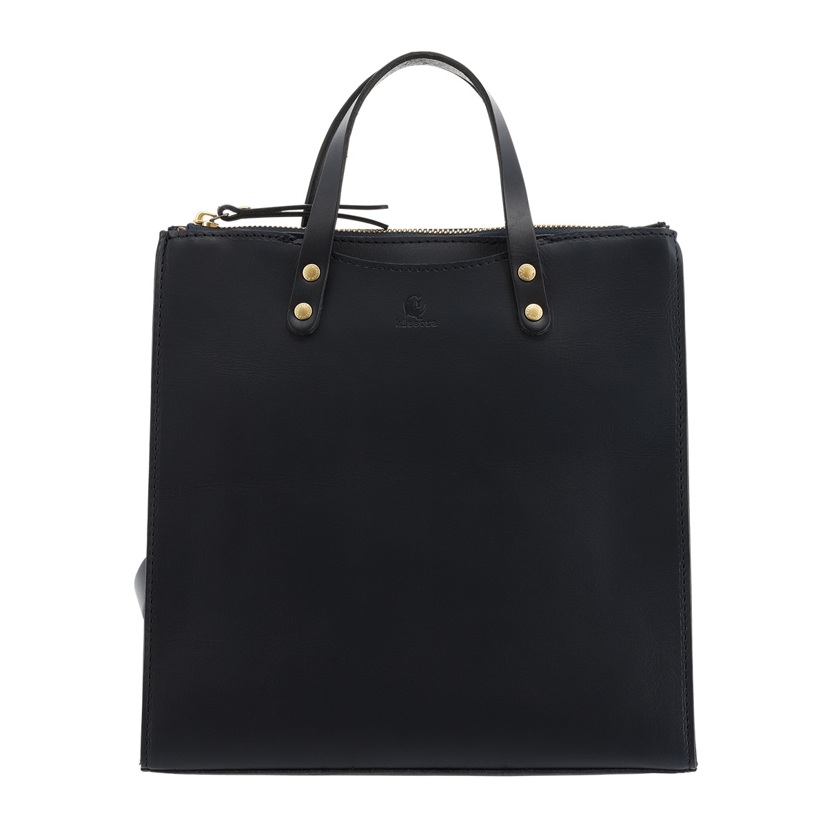 kissora キソラ リュック 本革 スピリト レディース KIBP-358 2WAY トートバッグ 牛革 日本製 レザー ネイビー