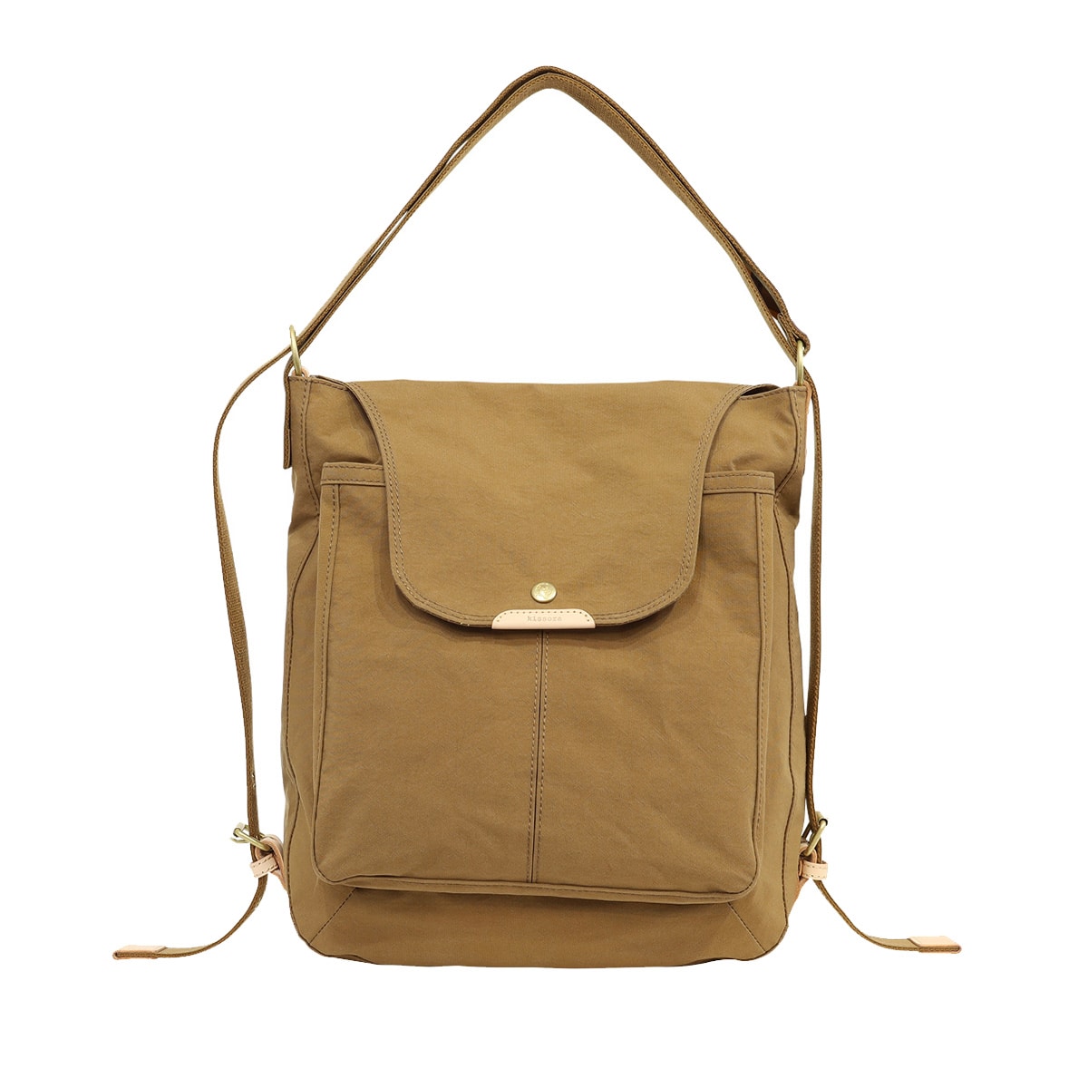 kissora キソラ ショルダーバッグ B4 リュック アリア KIBP-365 日本製 2WAY リュックサック 軽量 マスタード